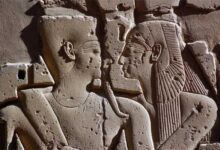 Ancient Egypt Kissing